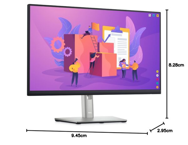 Monitor Dell de 27" P2722H, Preto - Imagem 2