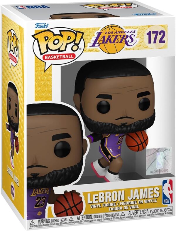 Funko Pop! NBA: LeBron James dos Lakers - A Figura Colecionável Perfeita para Fãs da NBA - Imagem 3