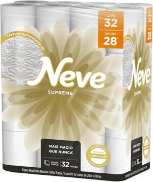 Neve Papel Higiênico Supreme Folha Tripla