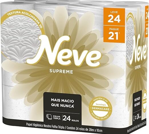 Neve Supreme Folha Tripla é Bom? Review e Oferta com 24 Rolos