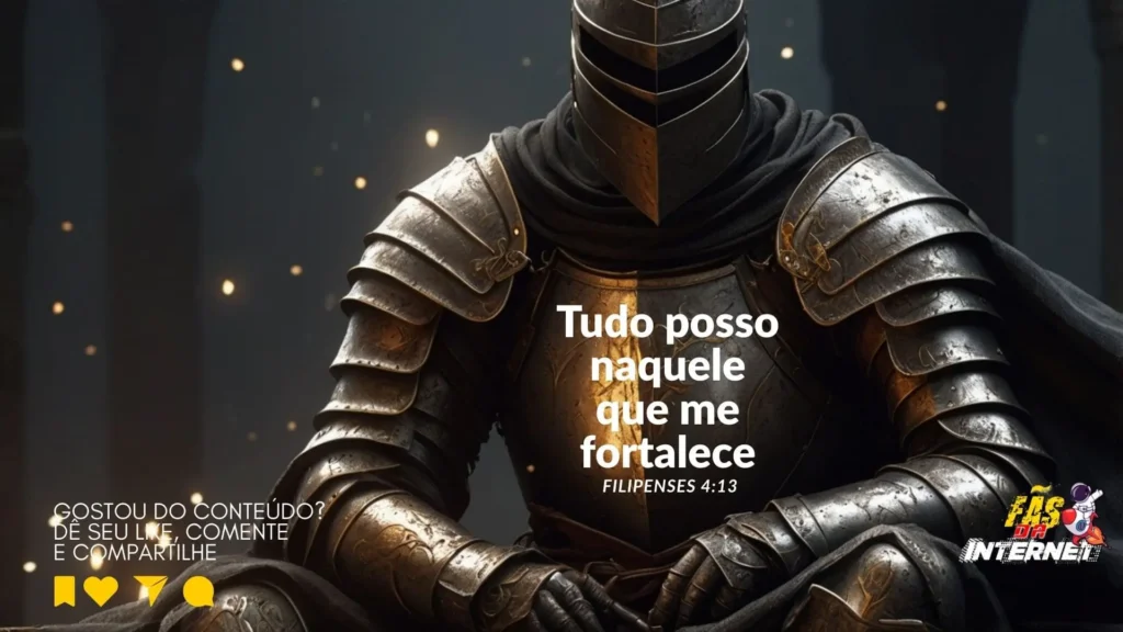 Vídeo por inteligência artificial inspirado em “Tudo posso naquele que me fortalece”.