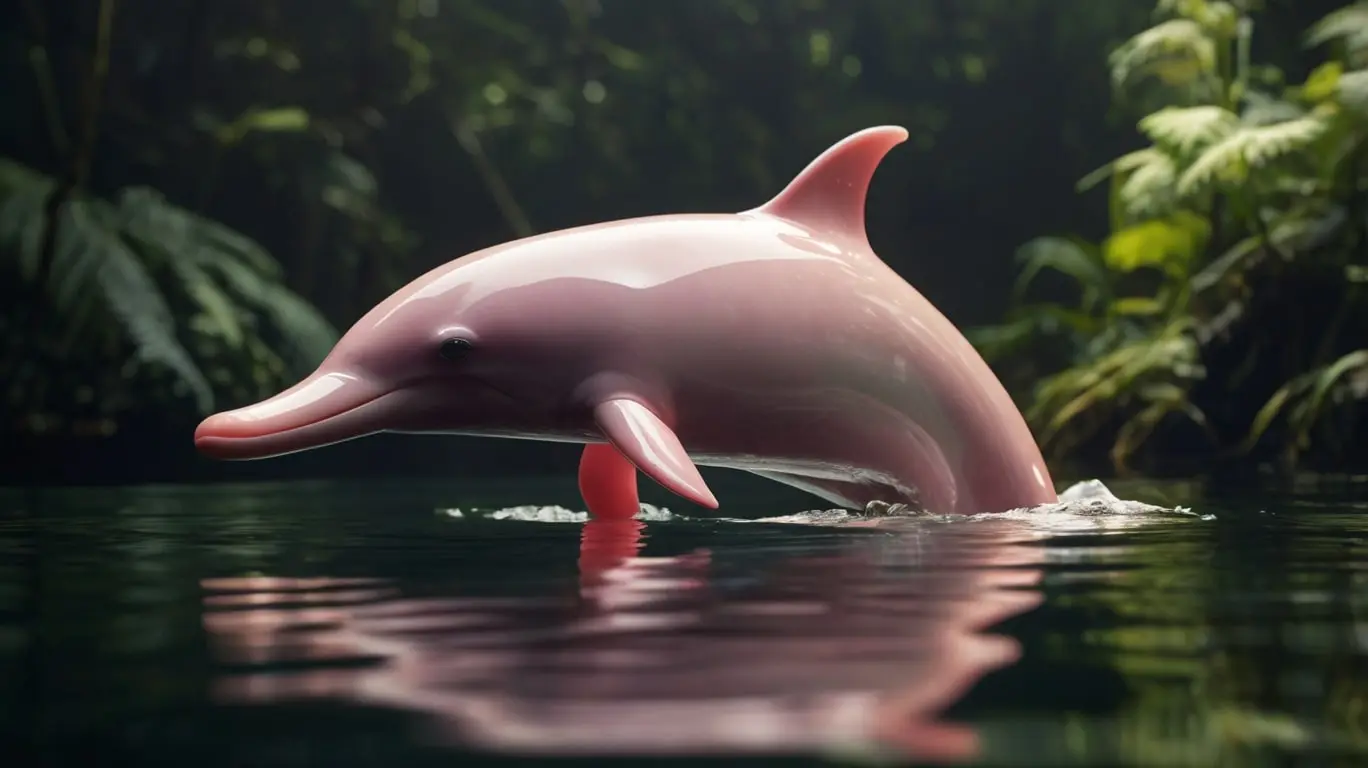 Boto-cor-de-rosa no Rio