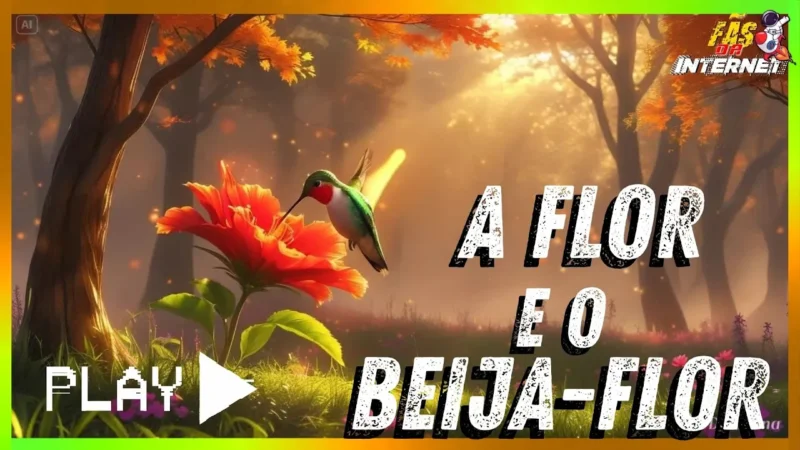 Clipe da Música Flor e o Beija-Flor por Inteligência Artificial