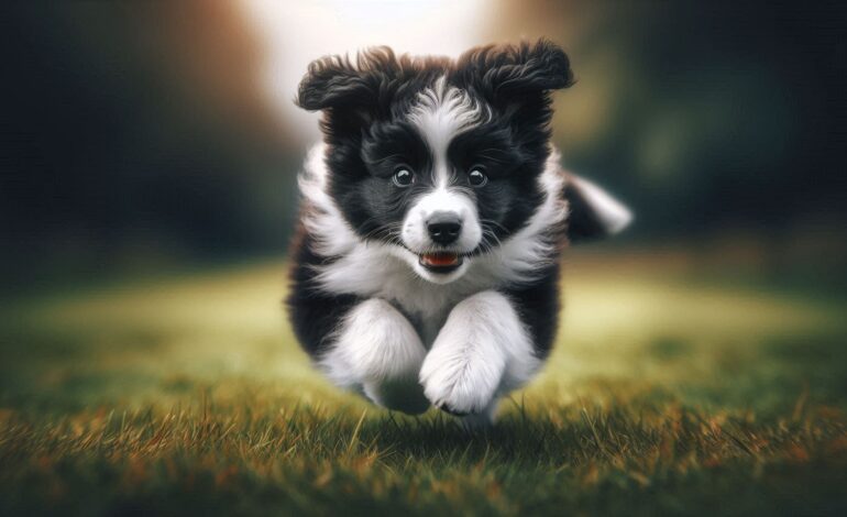 Filhote de Border Collie: inteligência e energia em 2025