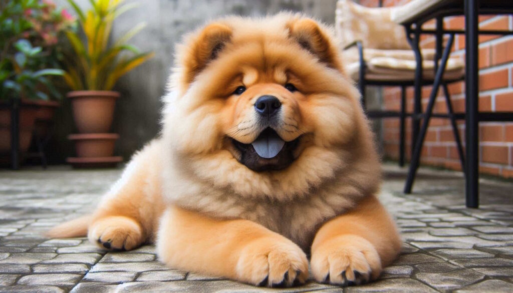 Filhote de Chow Chow: fofura felpuda em 2025 Filhote de chow chow fofo com pelagem dourada