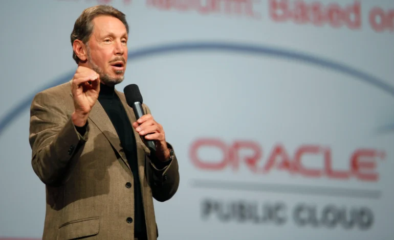 Larry Ellison superando Elon Musk no ranking dos mais ricos