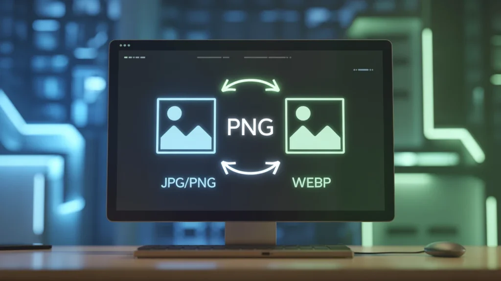 Conversor de imagem JPG/PNG para WebP online