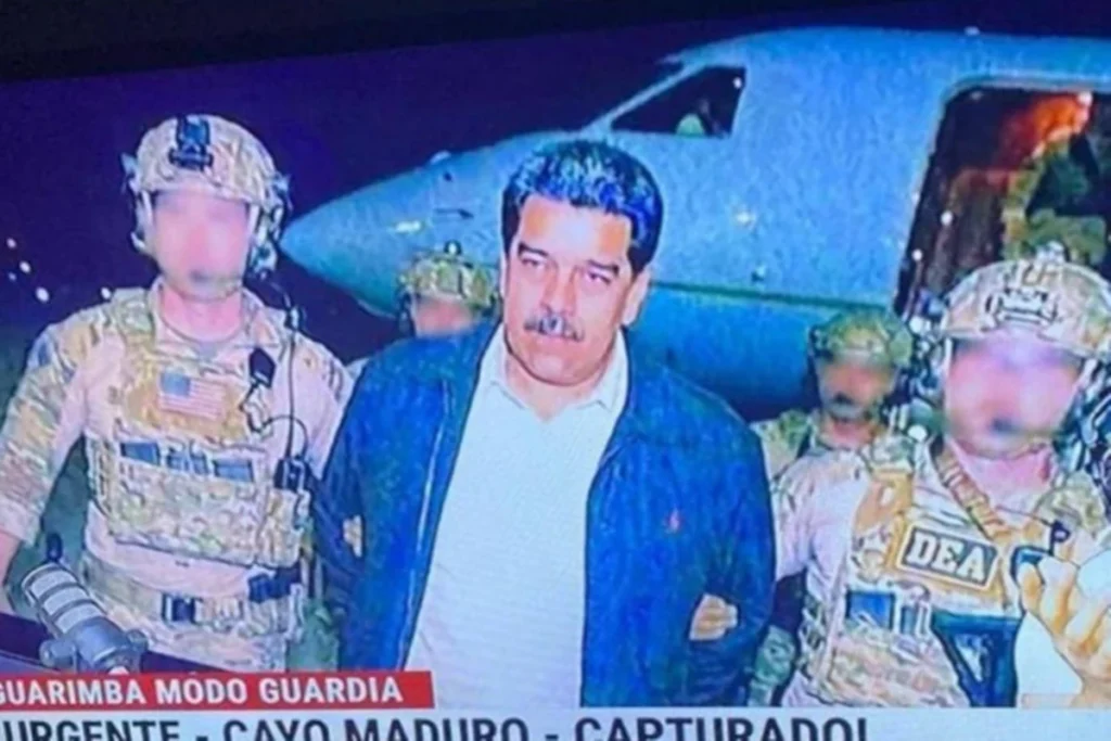 O que aconteceu com Maduro em 2026? Entenda a captura e seus desdobramentos Nicolás Maduro em discurso oficial com bandeira da Venezuela ao fundo